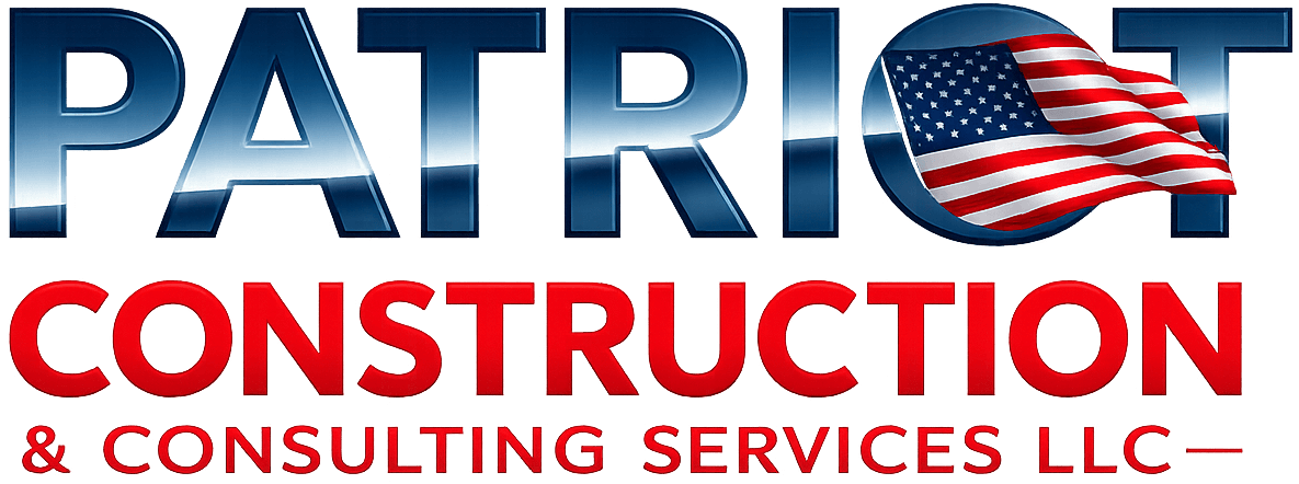 Patriot Asphalt and Construction Logo